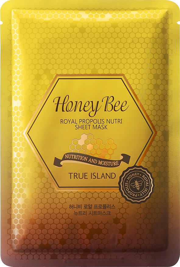 True Island Honey Bee Royal Propolis Nutri Sheet Mask